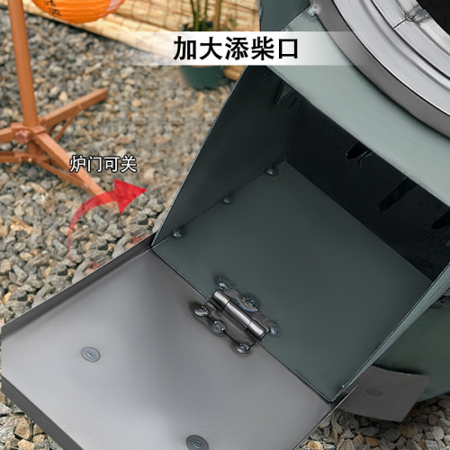 辳村柴爐新型柴火灶燒木柴家用戶外便攜式爐具移動柴火爐子地鍋爐
