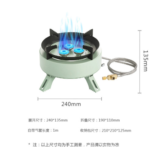卡式爐氣罐迷你野餐爐具戶外卡式爐帶鍋一體野炊爐便攜式火爐批髮