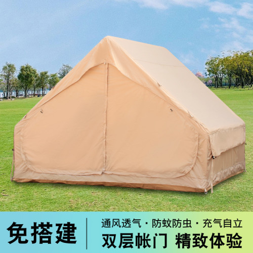充氣帳篷戶外露營可攜式折曡野營過夜野餐裝備全套