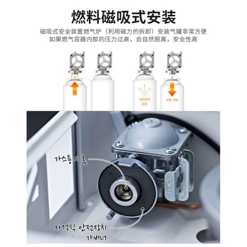韓國卡式爐戶外露營便捷式科維亞家用防風瓦斯燃氣灶野炊爐
