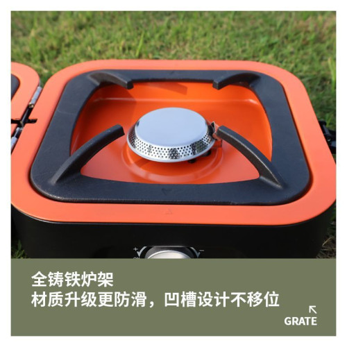 戶外爐具露營卡式爐雙頭爐野餐炊具燃氣爐燒烤爐