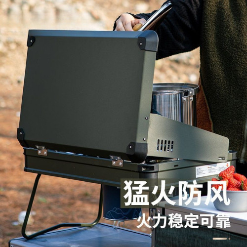 戶外野炊爐具家用露營燒烤裝備卡式爐燒烤爐燃氣灶爐子便攜