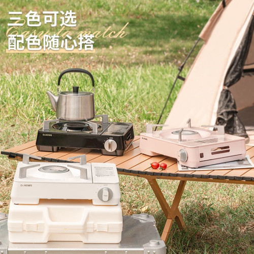 韓國進口卡式爐戶外便攜式露營爐具家用氣罐燃氣灶火鍋爐