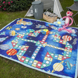 飛行棋戶外防水防潮野餐墊加厚帳篷露營墊草坪墊兒童便攜幼兒園