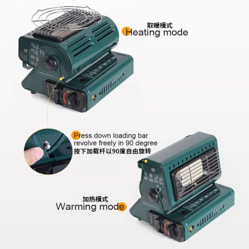 便攜式戶外取暖爐兩用液化氣手提式帳篷取暖器烤火爐節能