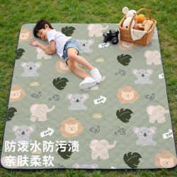 野餐墊防潮墊子加厚春遊草坪戶外露營帳篷野炊布地墊兒童小號ins