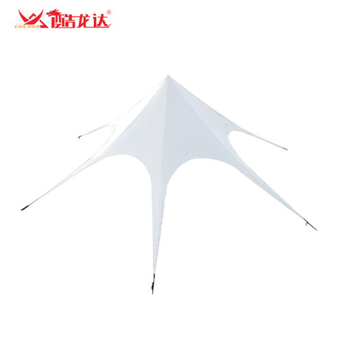 酷龍達戶外萬重山雲頂蓮花六角天幕營地防水遮陽棚帳篷CLD-LTM01