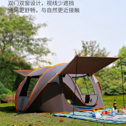 途營帳篷戶外折曡便攜式全自動彈開加厚防雨防曬沙灘室內露營裝備