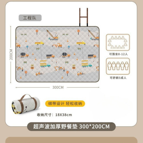墊戶外春遊墊坐墊露營野餐可攜式防水防潮墊加厚帳篷坪戶外外露防