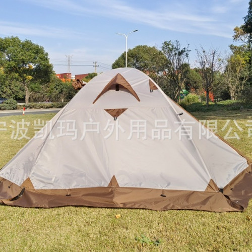 專業戶外徒步登山輕量化帳篷2/3人4人防暴雨抗風野營過夜