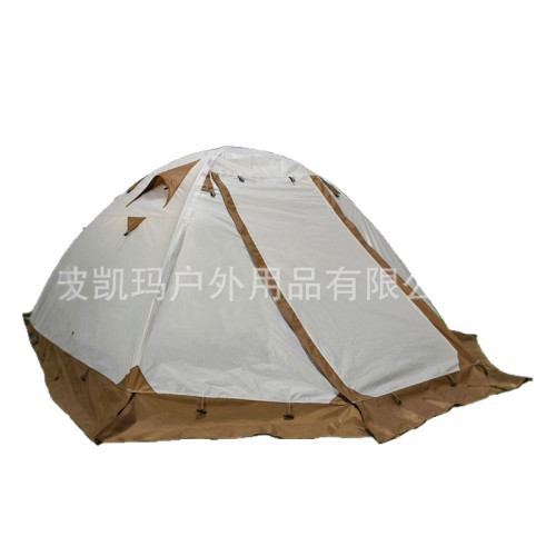 專業戶外徒步登山輕量化帳篷2/3人4人防暴雨抗風野營過夜