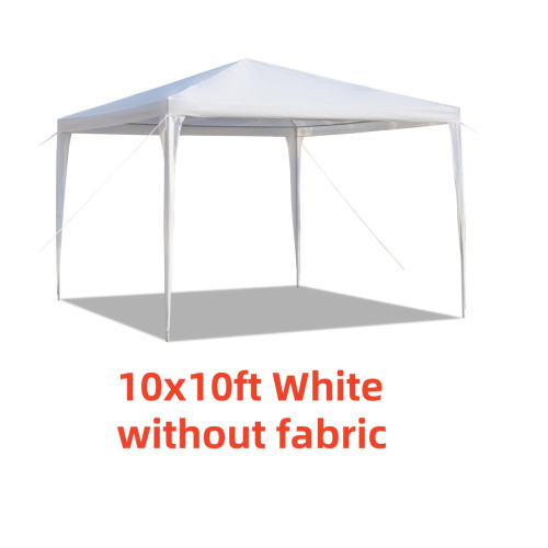 Durable Outdoor Pergola Portable 10x10FT Black Outdoor