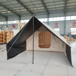 充氣帳篷6.3平方天幕款充氣帳篷小屋型戶外露營帳篷充氣一體式