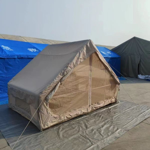 6.3平米充氣帳篷戶外露營過夜防雨厚露營大房間野外小屋折曡便攜