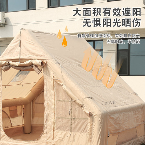 充氣帳篷戶外露營牛津布防雨速開可攜式自動搭建野餐遊
