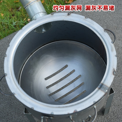 戶外柴火爐灶新款柴火爐辳村柴火灶家用燒柴移動爐子大鍋鉄鍋灶台