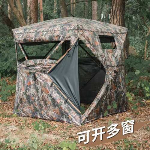 270°透視狩獵帳篷新款觀鳥帳篷防雨防曬迷彩偽裝帳篷