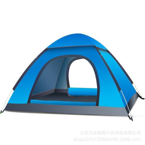 爆款戶外帳篷露營旅遊沙灘騎行速開防曬防雨防蚊沙灘手拋帳蓬