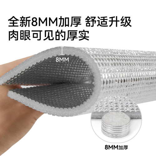 伯希和雙面鋁膜野餐墊防水隔潮加厚珍珠棉防潮墊防水易清潔露營墊