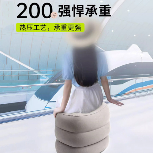 旅行充氣腳墊高鐵腳托長途飛機濟艙神放腳汽車副駕駛後排睡覺神器