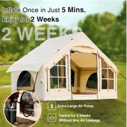 quick opening family inflatable tent out door camping