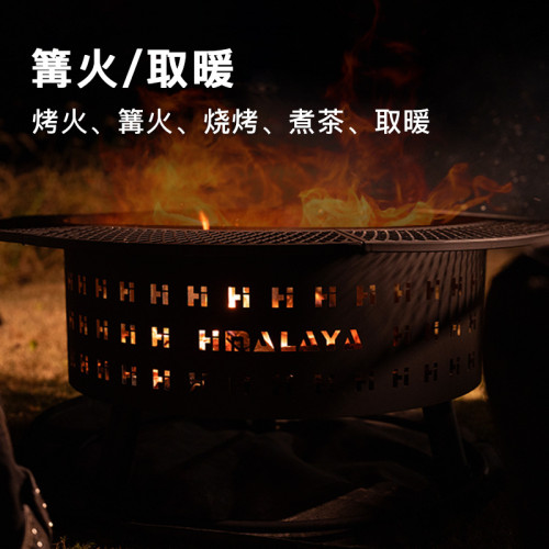 喜馬拉雅戶外焚火台庭院柴火爐烤火爐野營露營篝火家用取暖爐便
