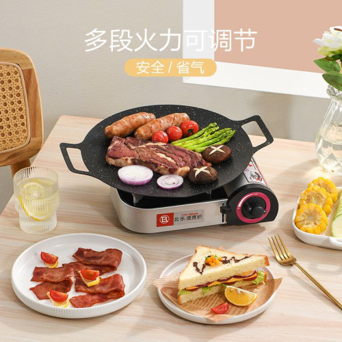 迷你卡式爐家用小型便攜式火鍋戶外煤氣燃氣灶瓦斯爐具卡磁卡斯爐