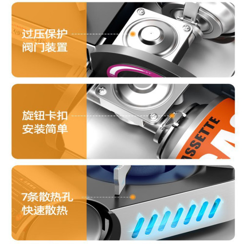 迷你卡式爐家用小型便攜式火鍋戶外煤氣燃氣灶瓦斯爐具卡磁卡斯爐