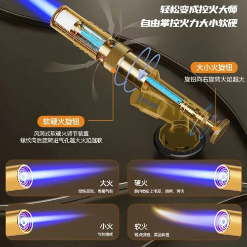 【急速髮貨】全銅噴槍高溫銲槍燒豬毛神器便攜銲槍卡式噴槍點火器