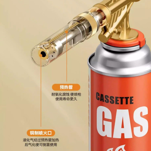 【急速髮貨】全銅噴槍高溫銲槍燒豬毛神器便攜銲槍卡式噴槍點火器