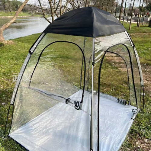 防風雨保暖PVC透明帳篷室外植物種植花房戶外露營陽光房觀賽帳篷