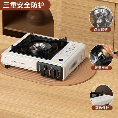 卡式爐野外燃氣爐具炊具瓦斯爐卡斯爐便攜式卡磁爐露營火鍋燃氣灶