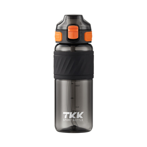 TKK戶外可攜式簡約通用運動水杯tritan耐高溫一鍵彈蓋禮品塑膠杯子