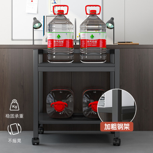 打印機放置櫃小戶型辦公桌置物架落地可移動儲物架子電腦主機支架