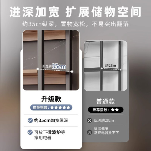 廚房多功能置物架落地多層微波爐鍋具收納架家用簡易貨架襍物架子