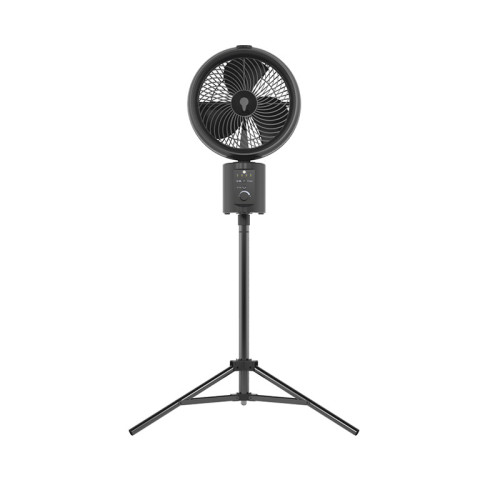 遙控風扇充電10寸家用循環扇戶外靜音大風力定時落地台式噴霧風扇