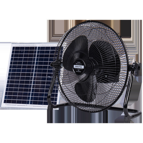 戶外太陽能充電風扇戶外露營便攜台扇大風力搖頭停電應急風扇套裝