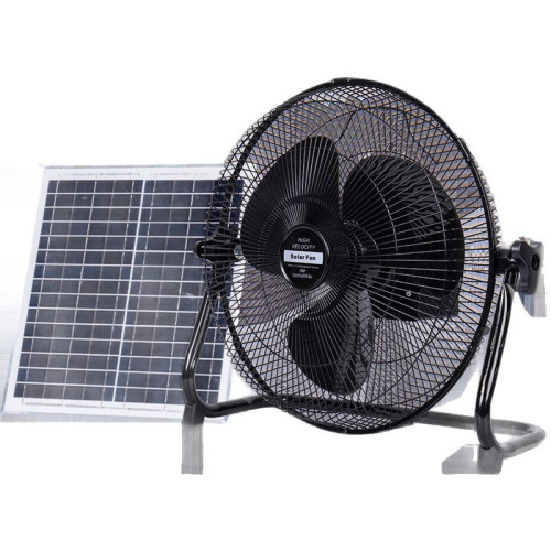 戶外太陽能充電風扇戶外露營便攜台扇大風力搖頭停電應急風扇套裝