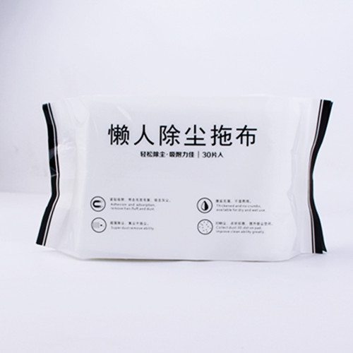 靜電除塵紙一次性拖把替換布地板吸塵粘毛乾溼兩用無紡布拖地紙