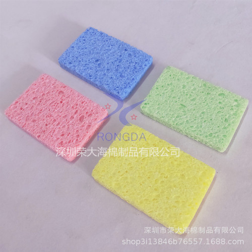 百潔布木槳棉海綿塊 油切寶清潔吸油海綿 卡通小熊小鴨木漿棉