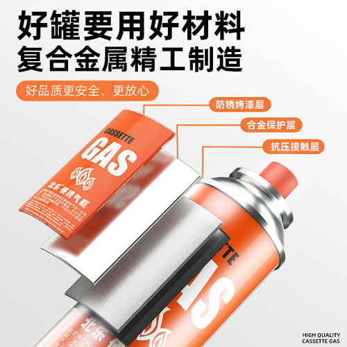 防爆卡式爐氣罐專用便攜式野餐戶外丁烷液化燃氣瓶瓦斯氣體煤氣罐