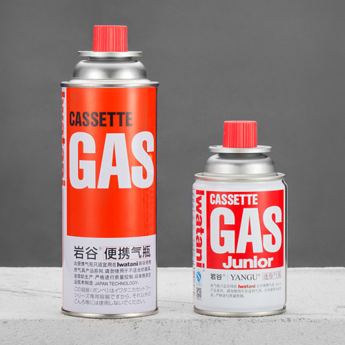 250g巖穀卡式爐氣罐防爆便攜式丁烷專用戶外液化燃氣瓦斯小煤氣罐