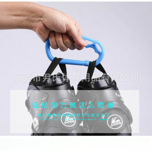 廠家直銷 霤冰鞋提特大D型彩色登山釦提菜器嬰兒車掛鉤輪滑提鞋釦