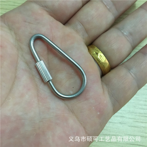 跨境專供亞馬遜ebay 廠家直銷葫蘆形螺絲釦登山釦 玩具飾品配件