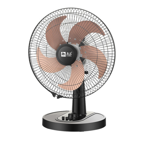 駱駝台式電風扇夏天宿捨台扇家用桌面16寸靜音大風力自動搖頭坐地