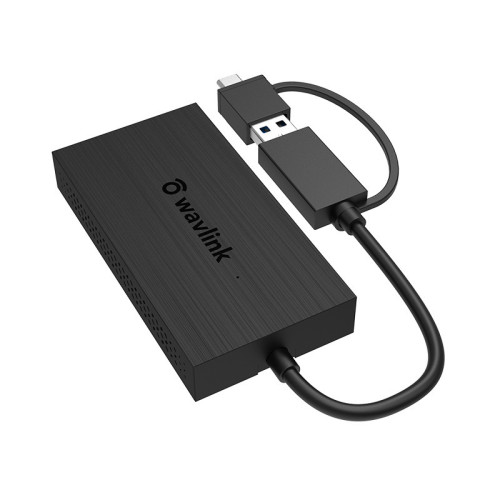WAVLINK 4K高清同屏擴展器USB3.0-USB-C轉雙HDMI顯示適配器