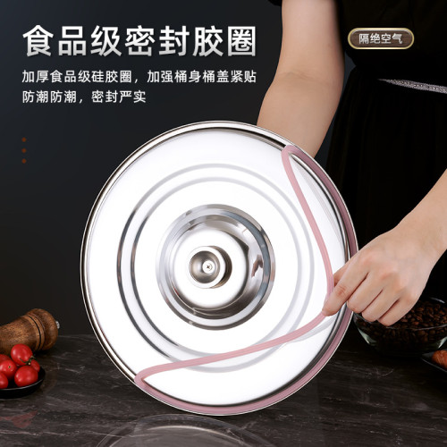 304不鏽鋼密封罐家用油罐茶葉罐牛奶桶髮酵桶密封運輸桶酒桶茶桶