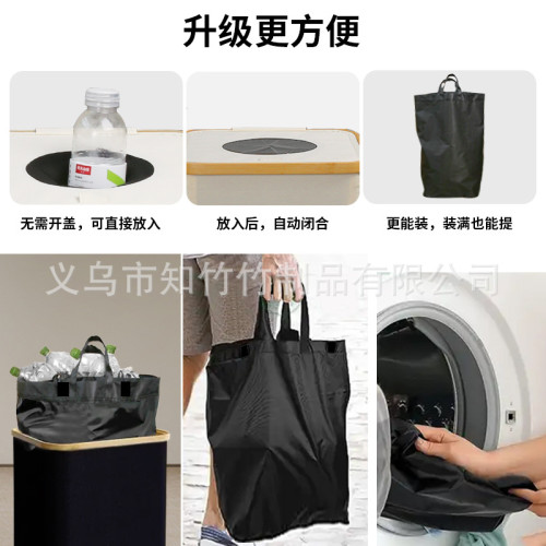 帶蓋可迴收瓶籃可折曡空瓶存放廢水瓶子收集箱可拆卸手提袋收納籃