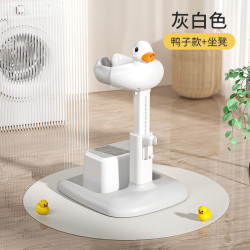 寶寶站立著洗澡神器嬰幼兒小孩洗屁屁股輔助支架兒童防滑沐浴盆台