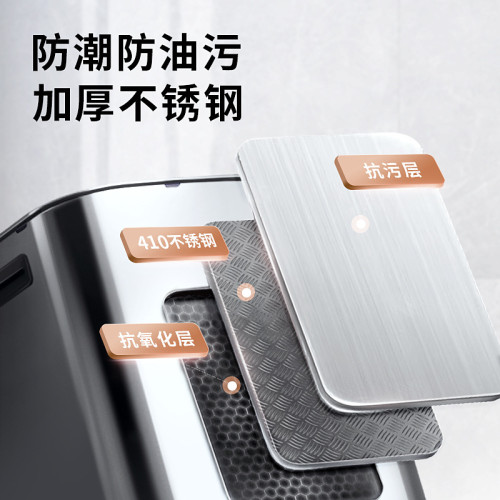 新品不鏽鋼垃圾桶大容量商用家用廚房腳踏式帶蓋酒店辦公室超60L